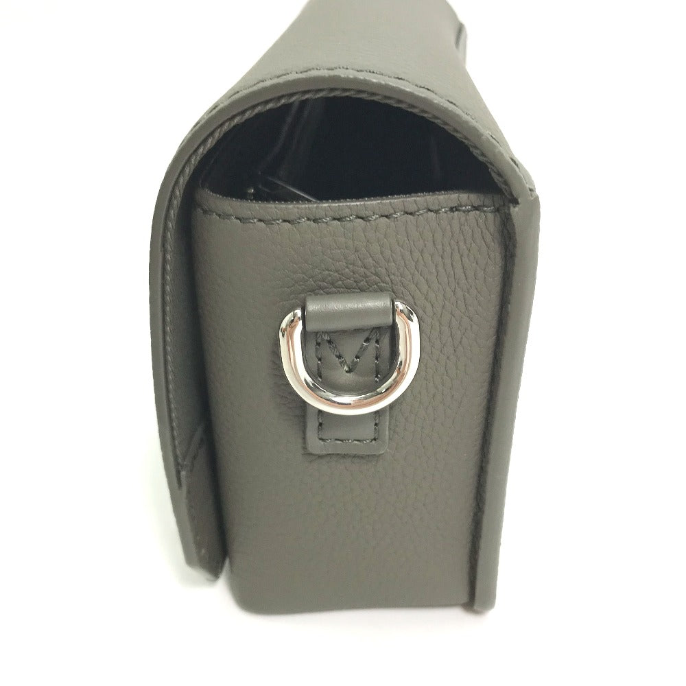 LOUIS VUITTON Shoulder Bag M82281 leather Gray type Aerogram Fastline Wearable Wallet mens Used Authentic