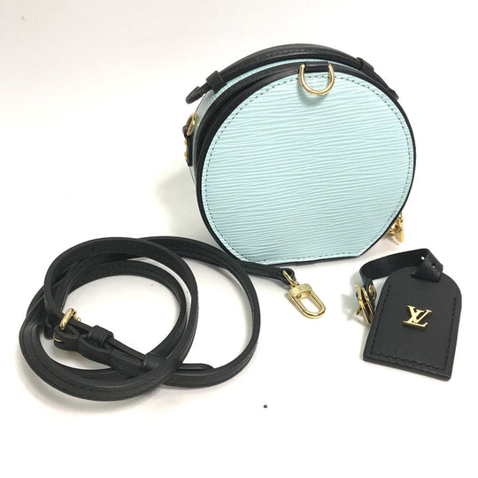 LOUIS VUITTON Shoulder Bag R97999 Epi Leather blue Epi Petit Bowat Chapo Women Used Authentic