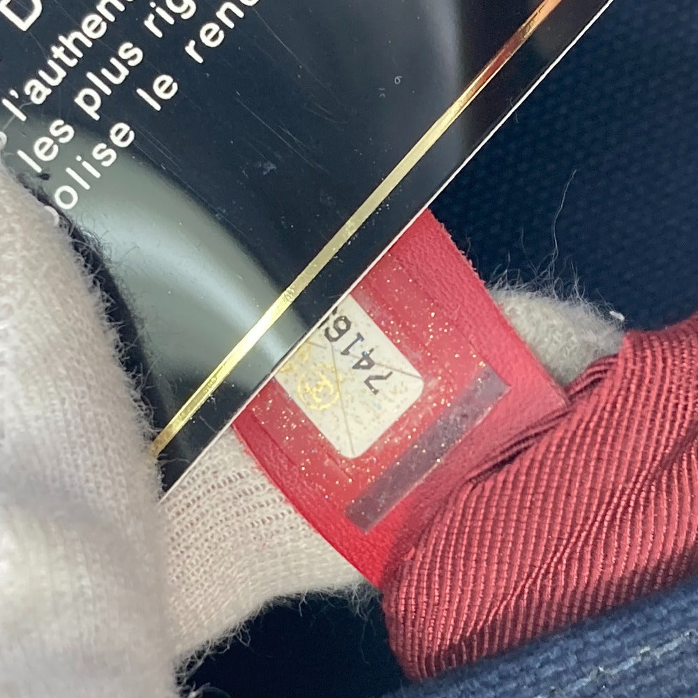 CHANEL Shoulder Bag Canvas / leather Navy vintage NO.5 Number 5 Women Used Authentic