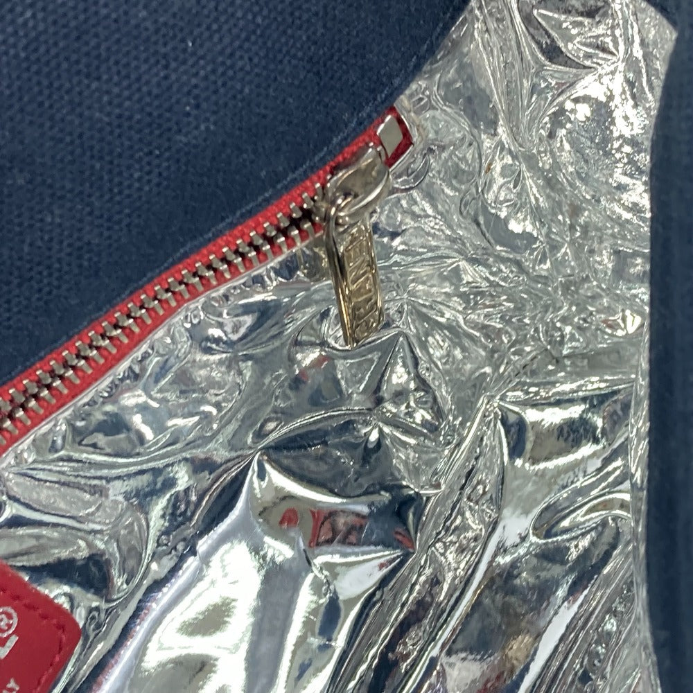 CHANEL Shoulder Bag Canvas / leather Navy vintage NO.5 Number 5 Women Used Authentic