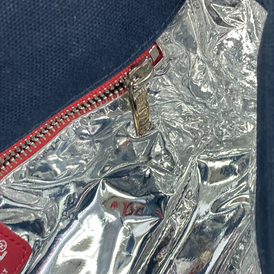 CHANEL Shoulder Bag Canvas / leather Navy vintage NO.5 Number 5 Women Used Authentic