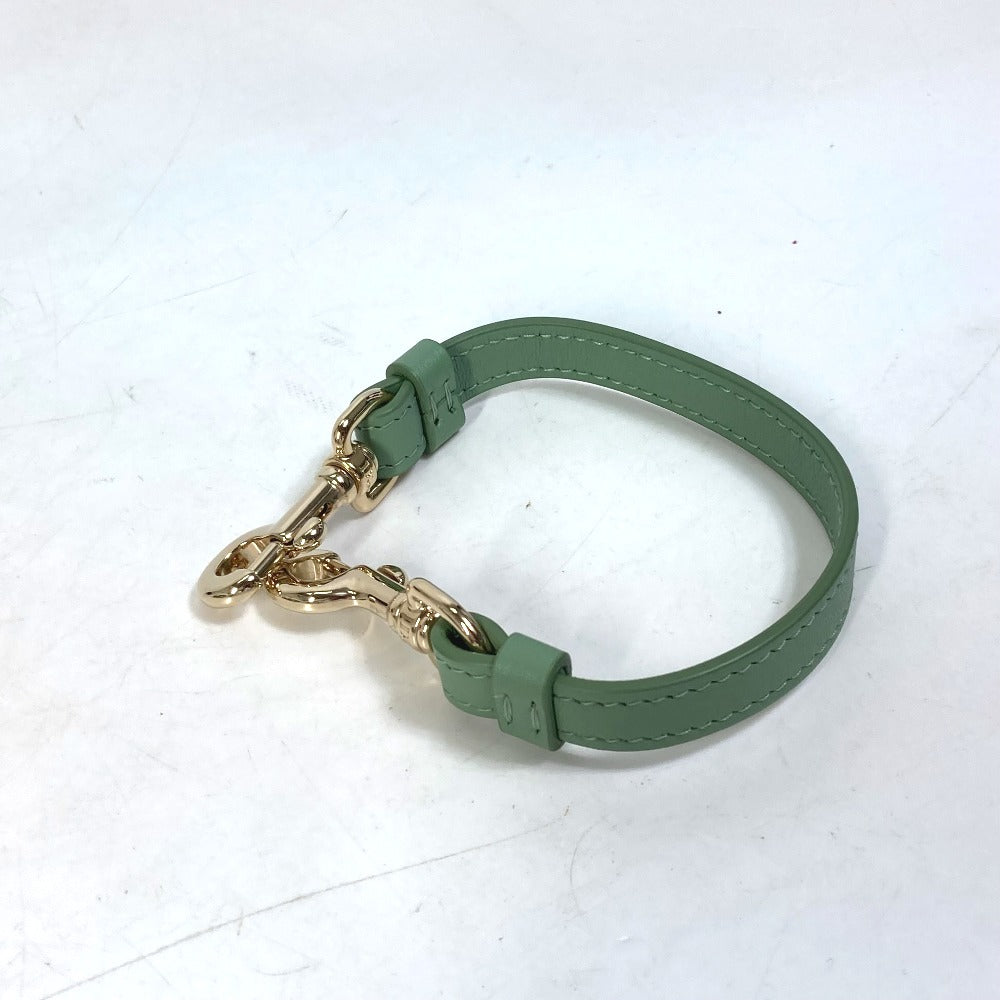 Christian Dior Shoulder Bag S0872ONMJ_M59H leather green cannage phone case Lady Dior LADY DIOR phone holder Women Used Authentic