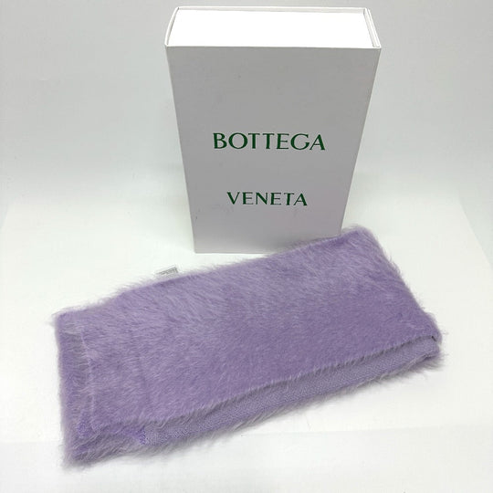 BOTTEGAVENETA Scarf 717775 mohair purple double mohair Women Used Authentic