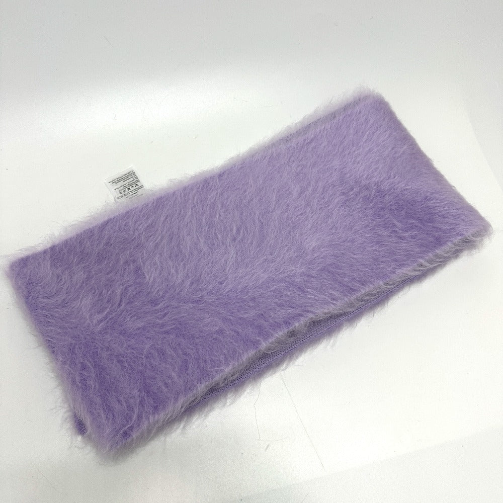 BOTTEGAVENETA Scarf 717775 mohair purple double mohair Women Used Authentic