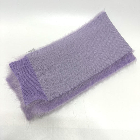 BOTTEGAVENETA Scarf 717775 mohair purple double mohair Women Used Authentic