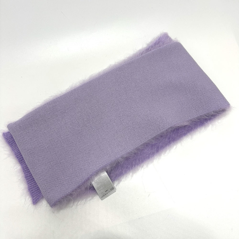 BOTTEGAVENETA Scarf 717775 mohair purple double mohair Women Used Authentic
