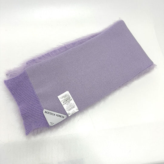 BOTTEGAVENETA Scarf 717775 mohair purple double mohair Women Used Authentic