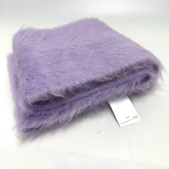 BOTTEGAVENETA Scarf 717775 mohair purple double mohair Women Used Authentic