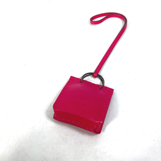 HERMES Bag charm Anyo Miro pink sack orange Women Used Authentic