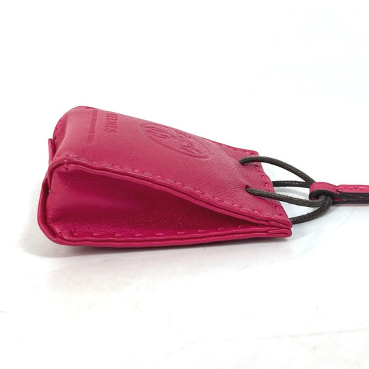 HERMES Bag charm Anyo Miro pink sack orange Women Used Authentic