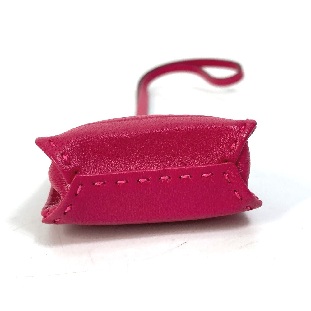 HERMES Bag charm Anyo Miro pink sack orange Women Used Authentic