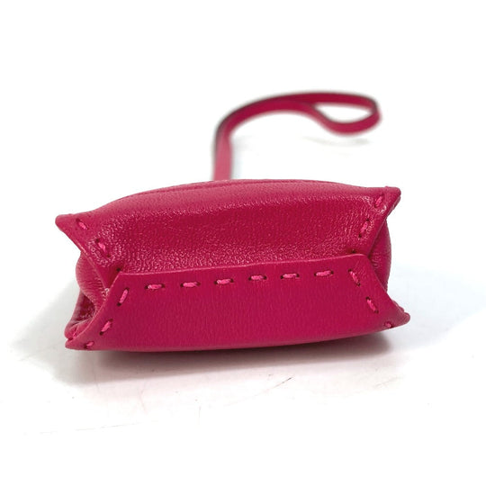 HERMES Bag charm Anyo Miro pink sack orange Women Used Authentic