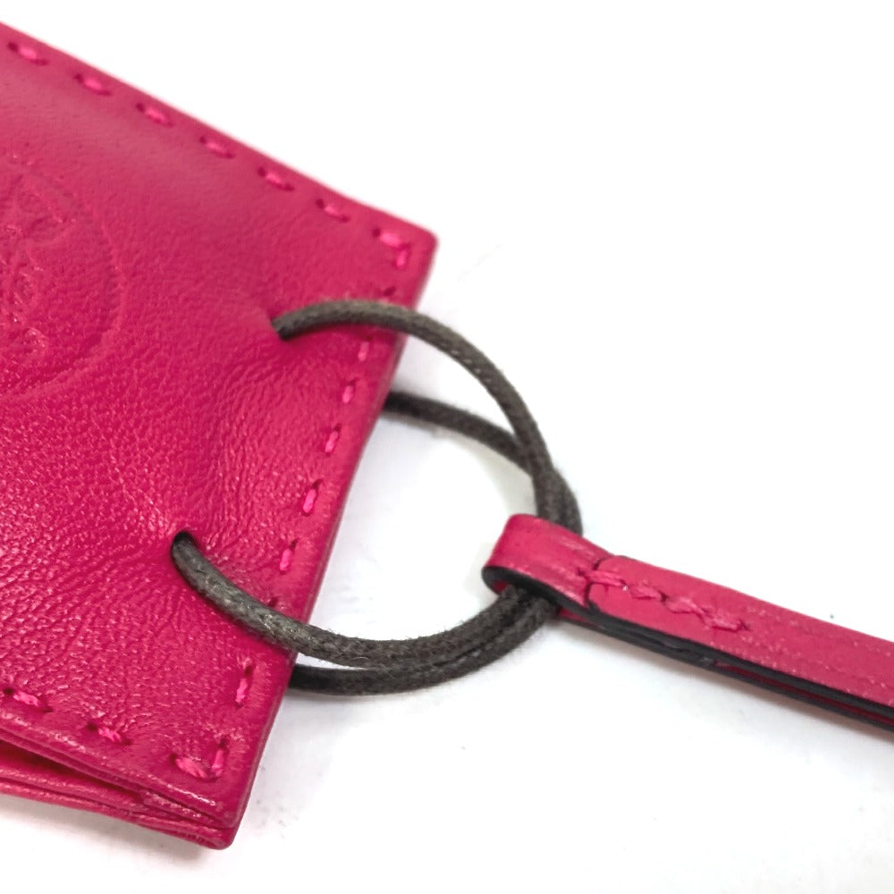 HERMES Bag charm Anyo Miro pink sack orange Women Used Authentic