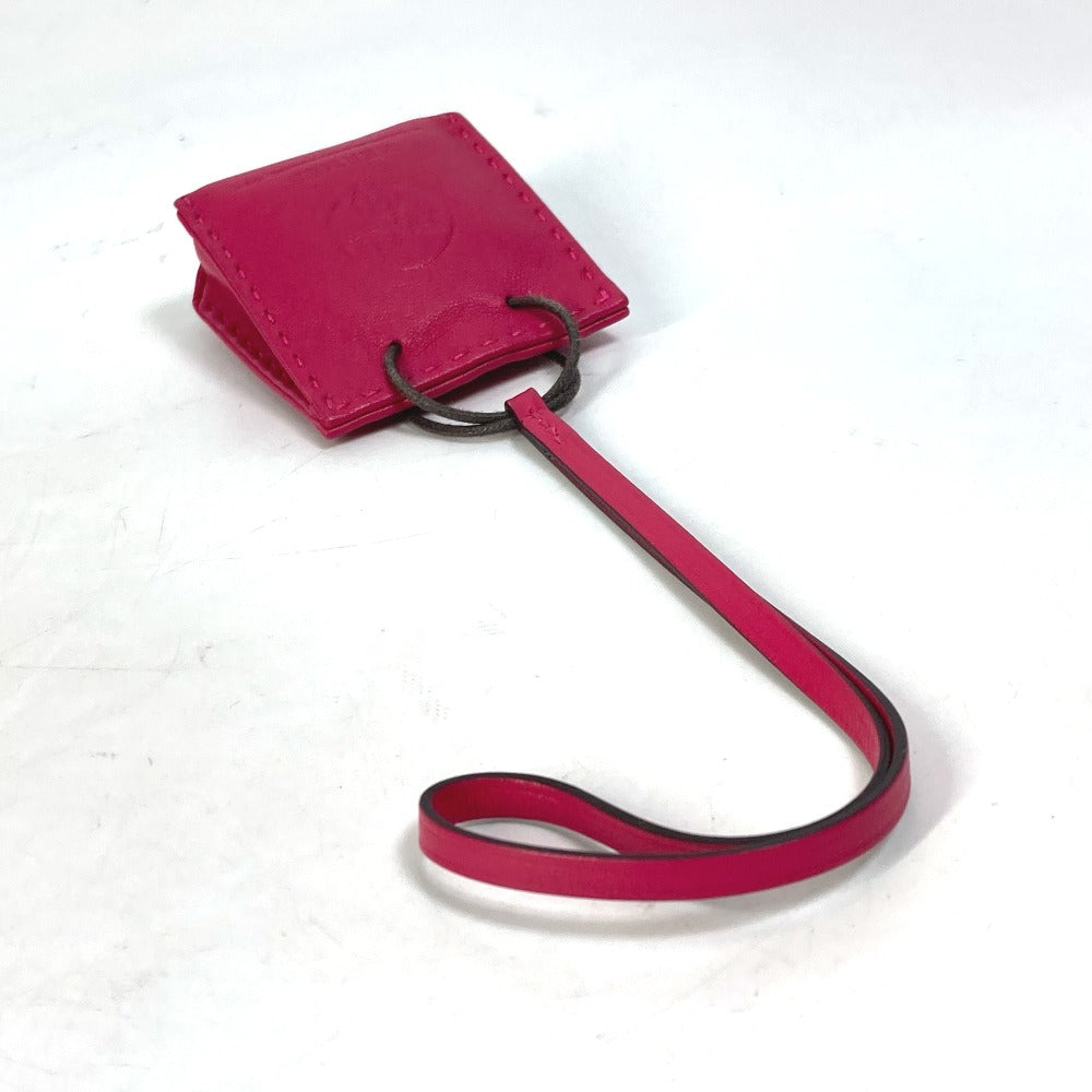 HERMES Bag charm Anyo Miro pink sack orange Women Used Authentic