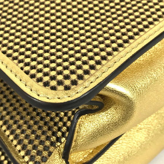 FENDI Handbag 8BN321 leather gold Versace VERSACE collaboration FENDACE Peekaboo Medium ISEEU Medium
