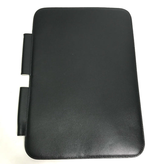 PRADA iPad case leather black By color 3D logo mens(Unisex) Used Authentic