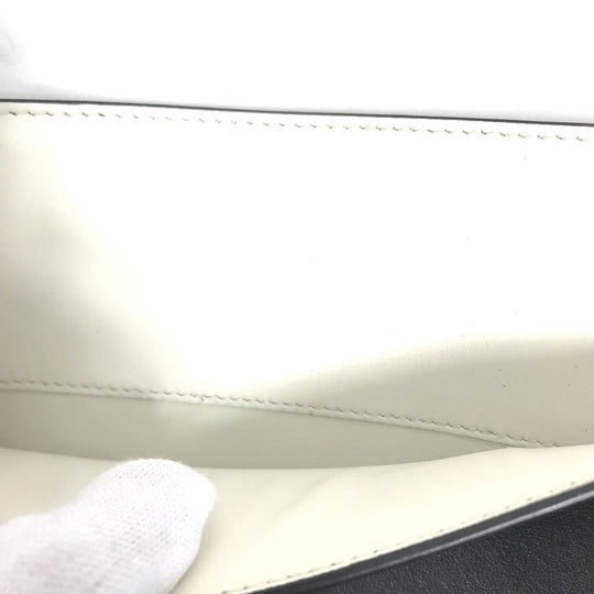 PRADA iPad case leather black By color 3D logo mens(Unisex) Used Authentic