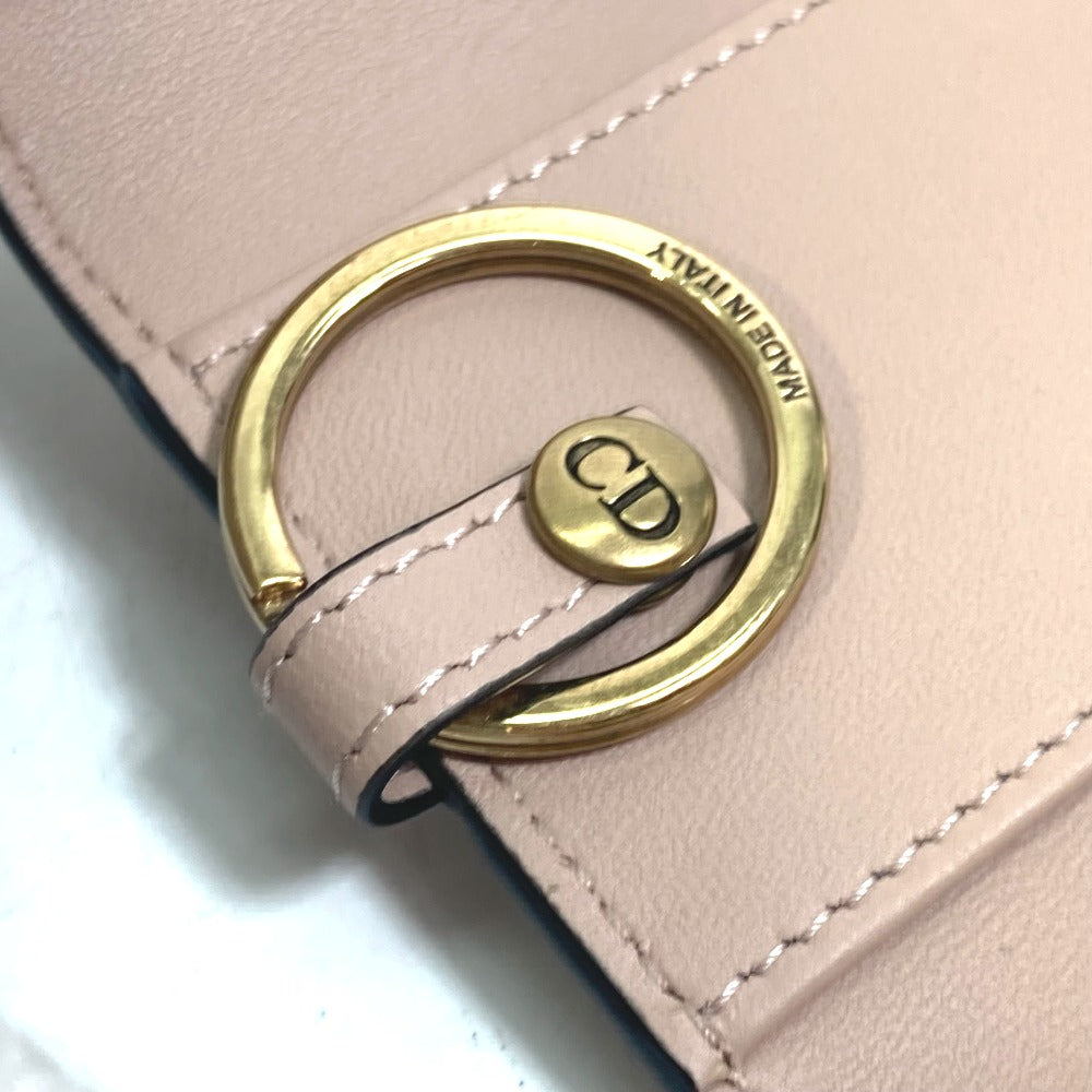 Dior Key case Key holder  S5695CCEH leather pink saddle Key case Key holder 4-row Women Used Authentic