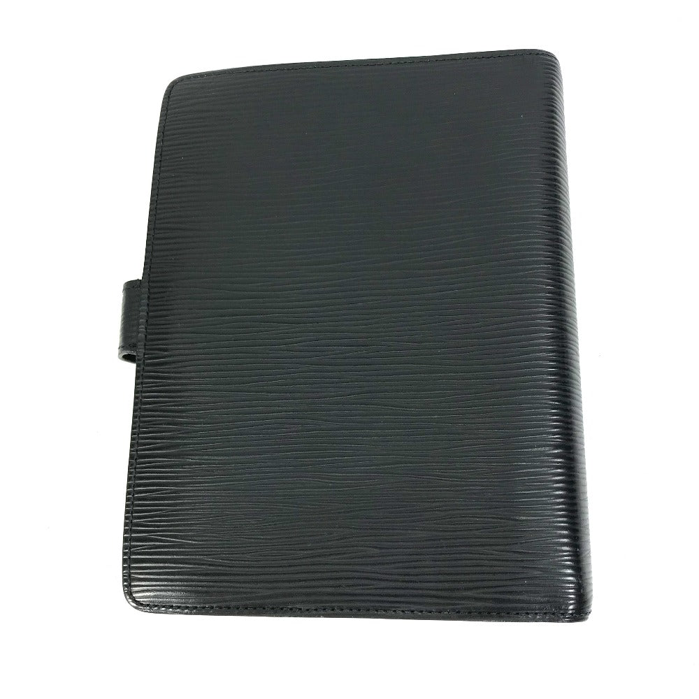 LOUIS VUITTON Notebook cover R20042 Epi Leather black Epi Agenda MM mens(Unisex) Used Authentic