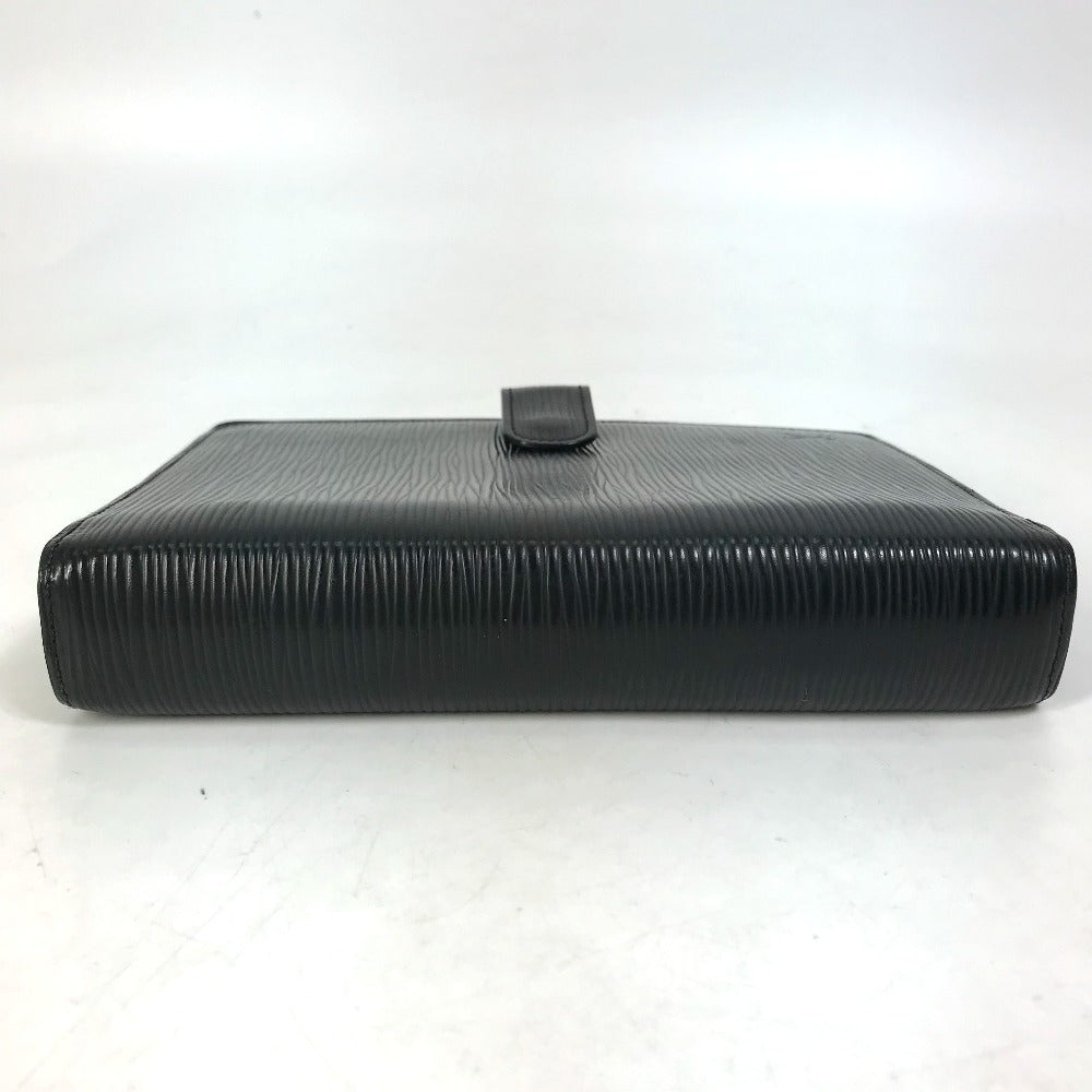 LOUIS VUITTON Notebook cover R20042 Epi Leather black Epi Agenda MM mens(Unisex) Used Authentic