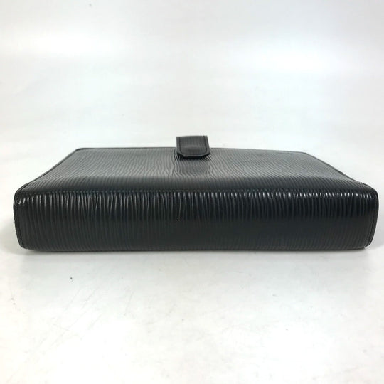 LOUIS VUITTON Notebook cover R20042 Epi Leather black Epi Agenda MM mens(Unisex) Used Authentic