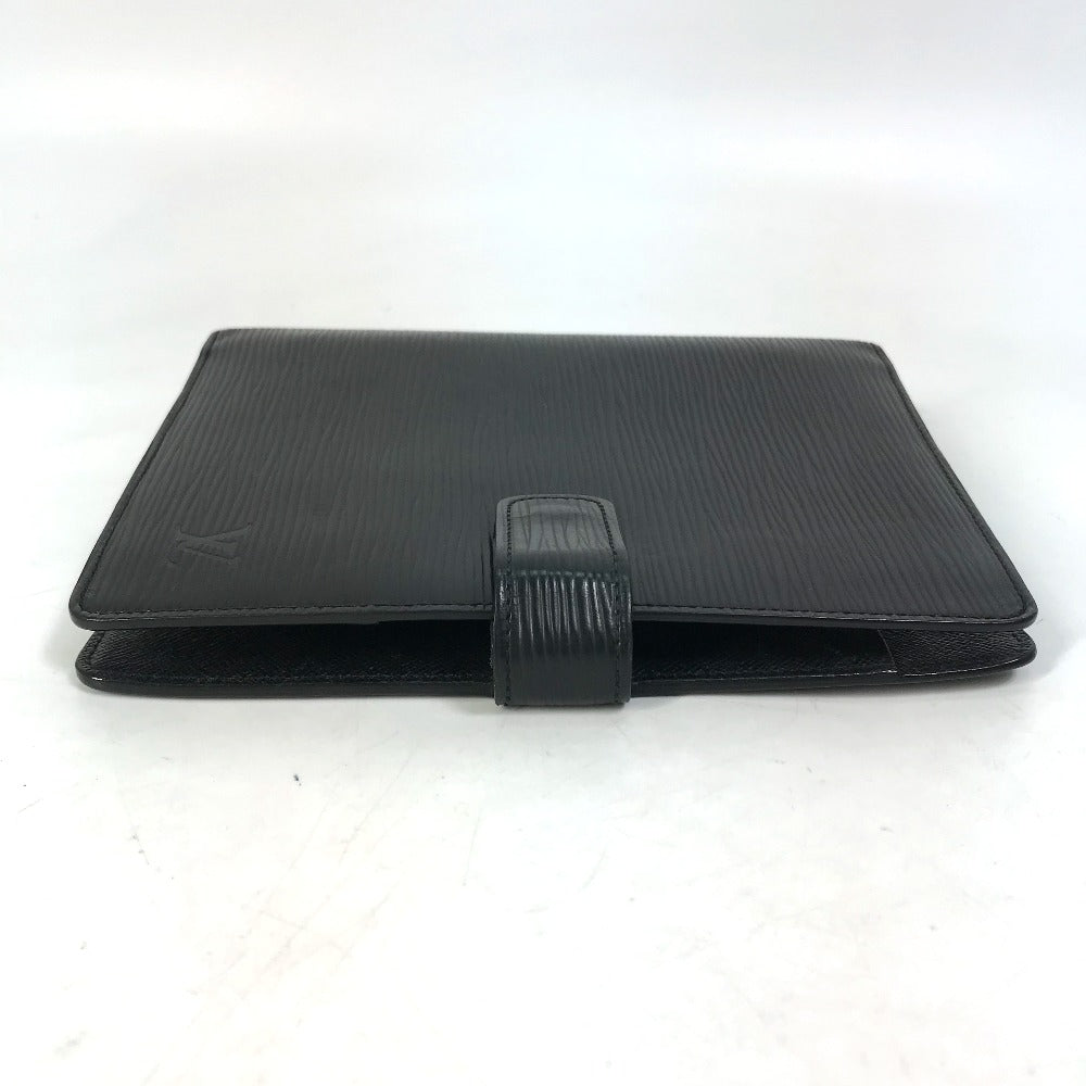 LOUIS VUITTON Notebook cover R20042 Epi Leather black Epi Agenda MM mens(Unisex) Used Authentic