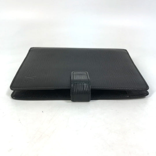 LOUIS VUITTON Notebook cover R20042 Epi Leather black Epi Agenda MM mens(Unisex) Used Authentic