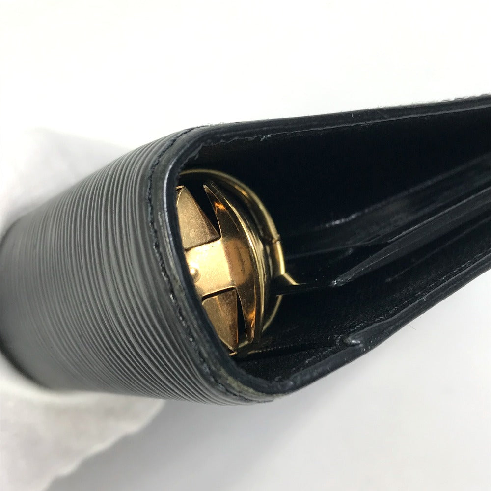 LOUIS VUITTON Notebook cover R20042 Epi Leather black Epi Agenda MM mens(Unisex) Used Authentic