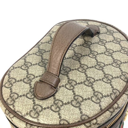GUCCI Vanity bag 611001 GG Supreme Canvas beige Sherry line Ophidia GG