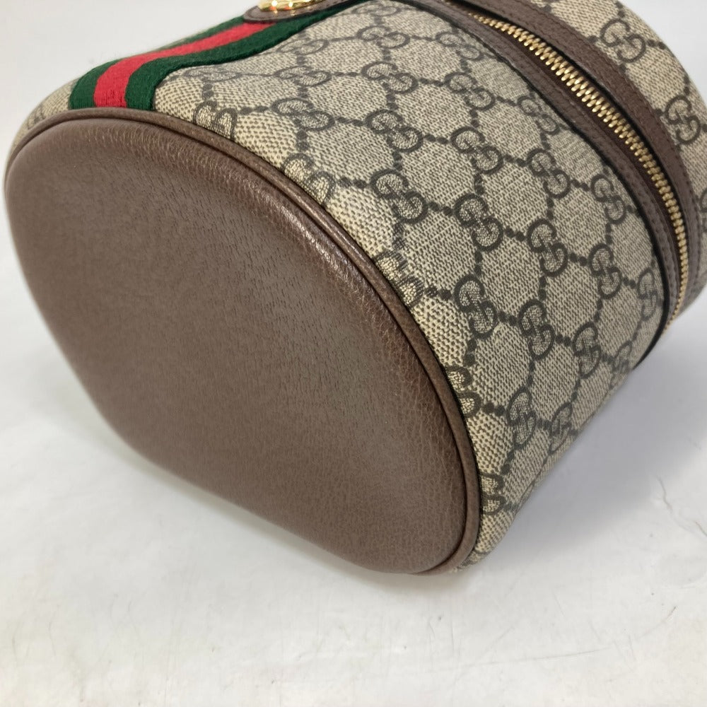 GUCCI Vanity bag 611001 GG Supreme Canvas beige Sherry line Ophidia GG