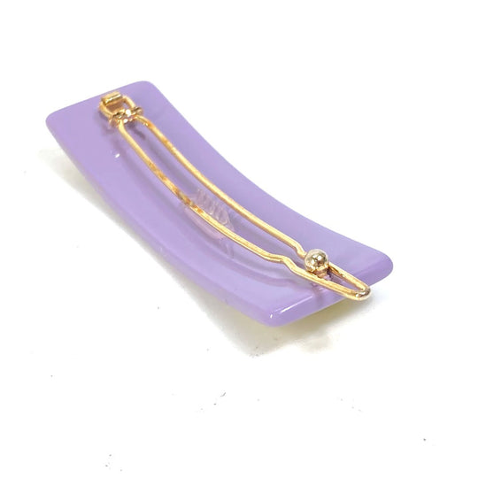 FENDI Valletta JFP402 acetate purple hairpin FF hair clip logo Kids Used Authentic