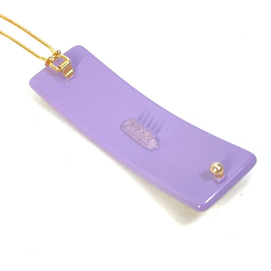 FENDI Valletta JFP402 acetate purple hairpin FF hair clip logo Kids Used Authentic