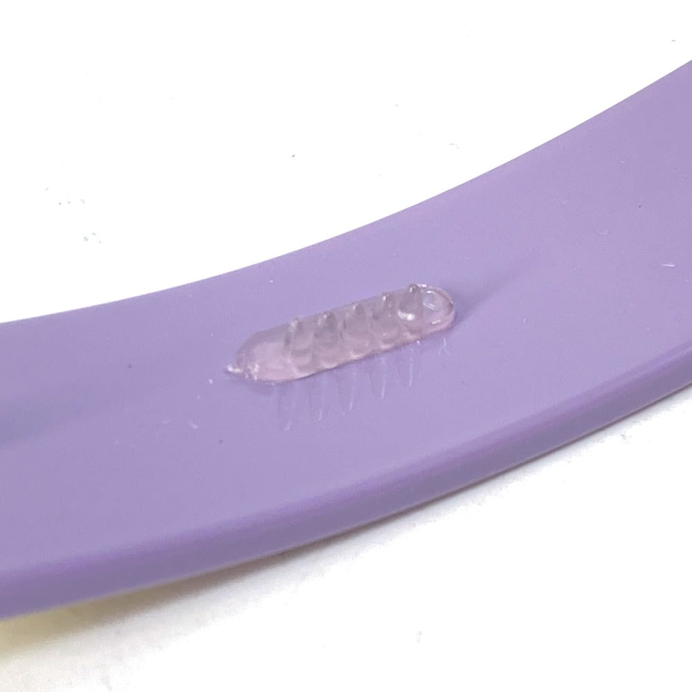 FENDI Valletta JFP402 acetate purple hairpin FF hair clip logo Kids Used Authentic