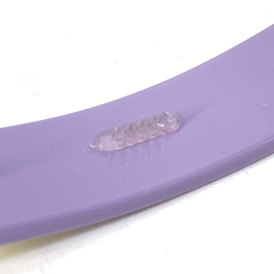 FENDI Valletta JFP402 acetate purple hairpin FF hair clip logo Kids Used Authentic