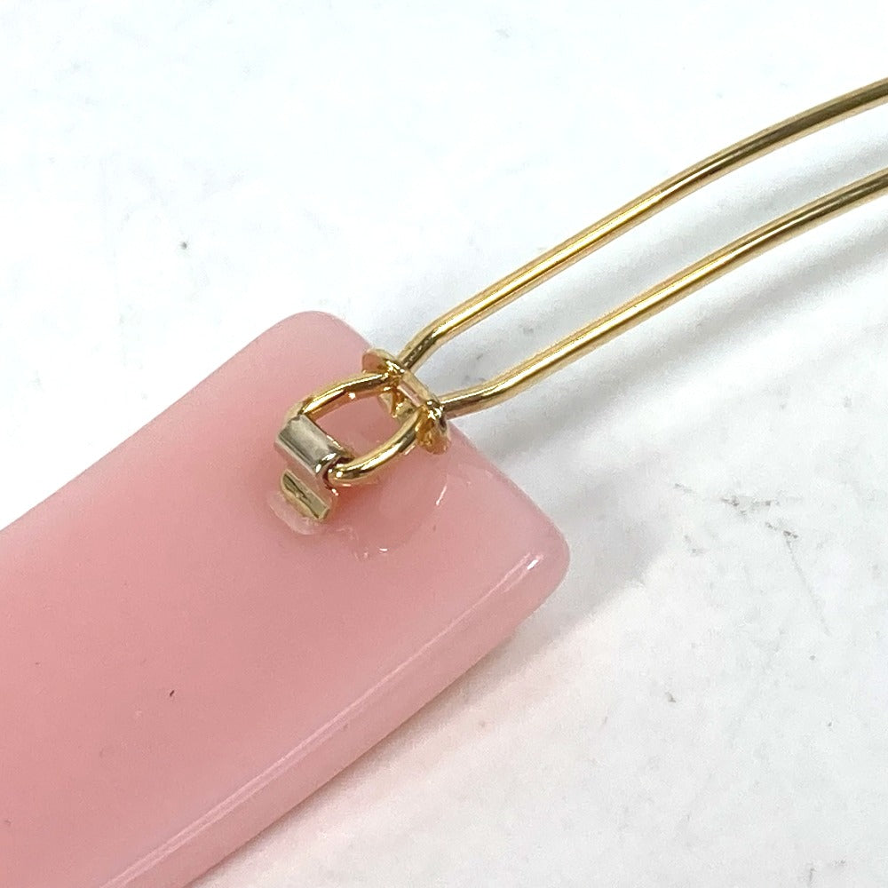 FENDI Valletta JFP402 acetate pink hairpin FF hair clip logo Kids Used Authentic