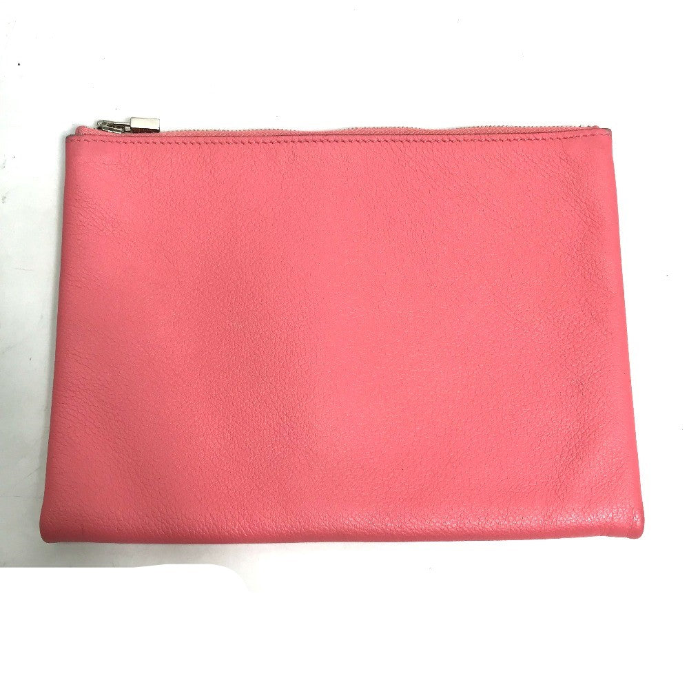 HERMES Pouch Evercolor pink Atto GM Women Used Authentic