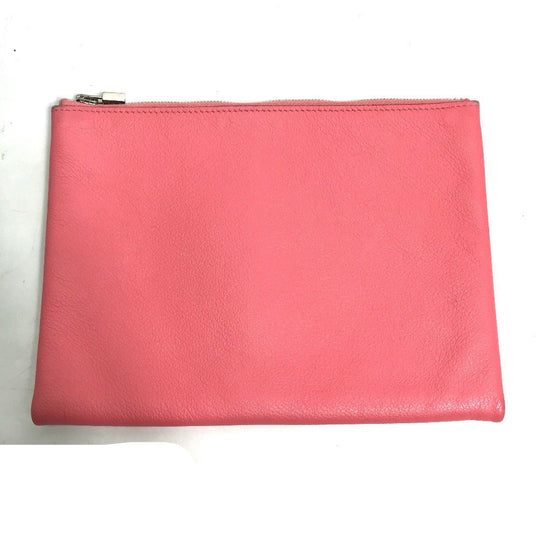 HERMES Pouch Evercolor pink Atto GM Women Used Authentic