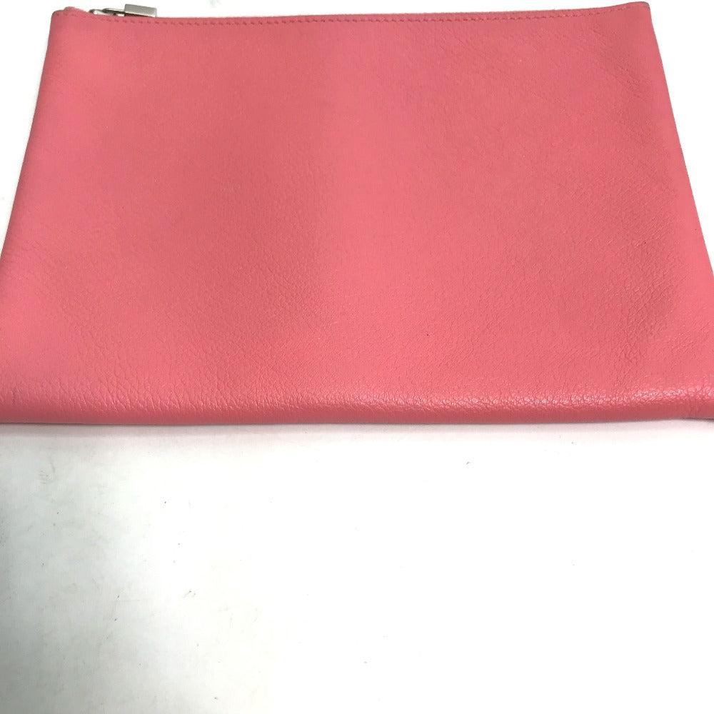HERMES Pouch Evercolor pink Atto GM Women Used Authentic