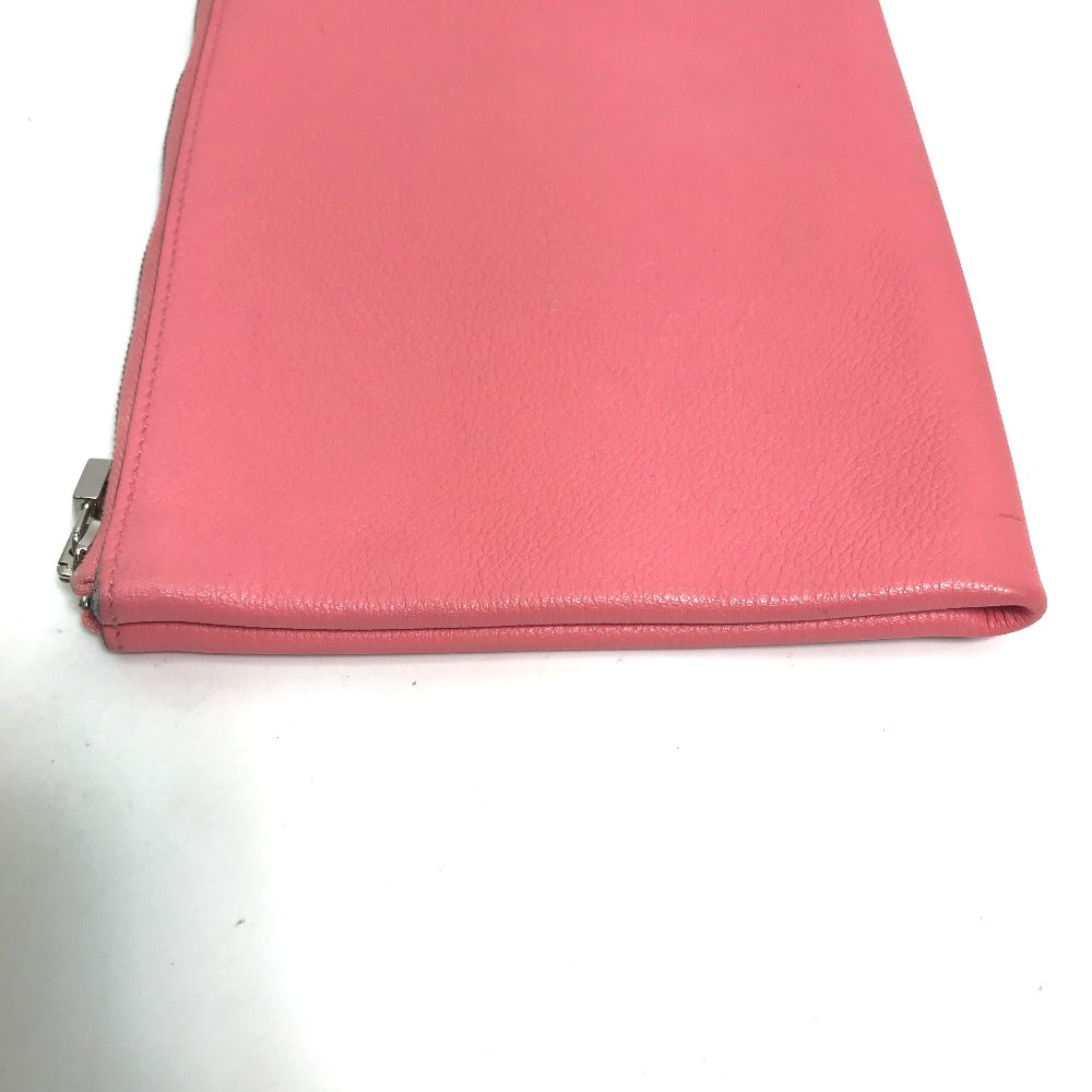 HERMES Pouch Evercolor pink Atto GM Women Used Authentic