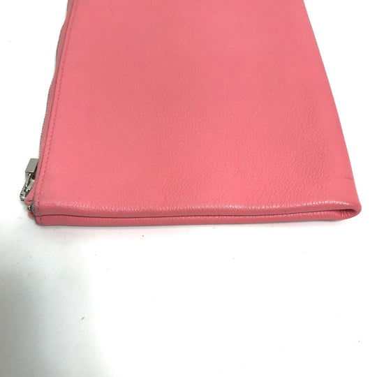 HERMES Pouch Evercolor pink Atto GM Women Used Authentic