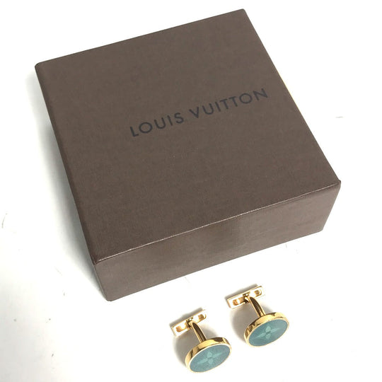 LOUIS VUITTON cuffs SV925 green Monogram flower
