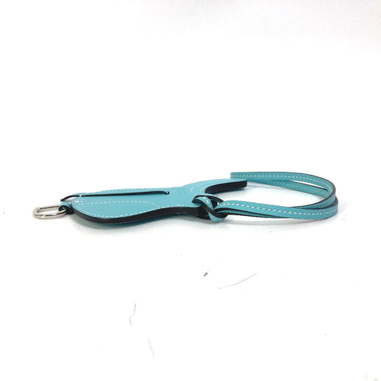 HERMES charm Swift blue saddle motif paddock cell Women Used Authentic