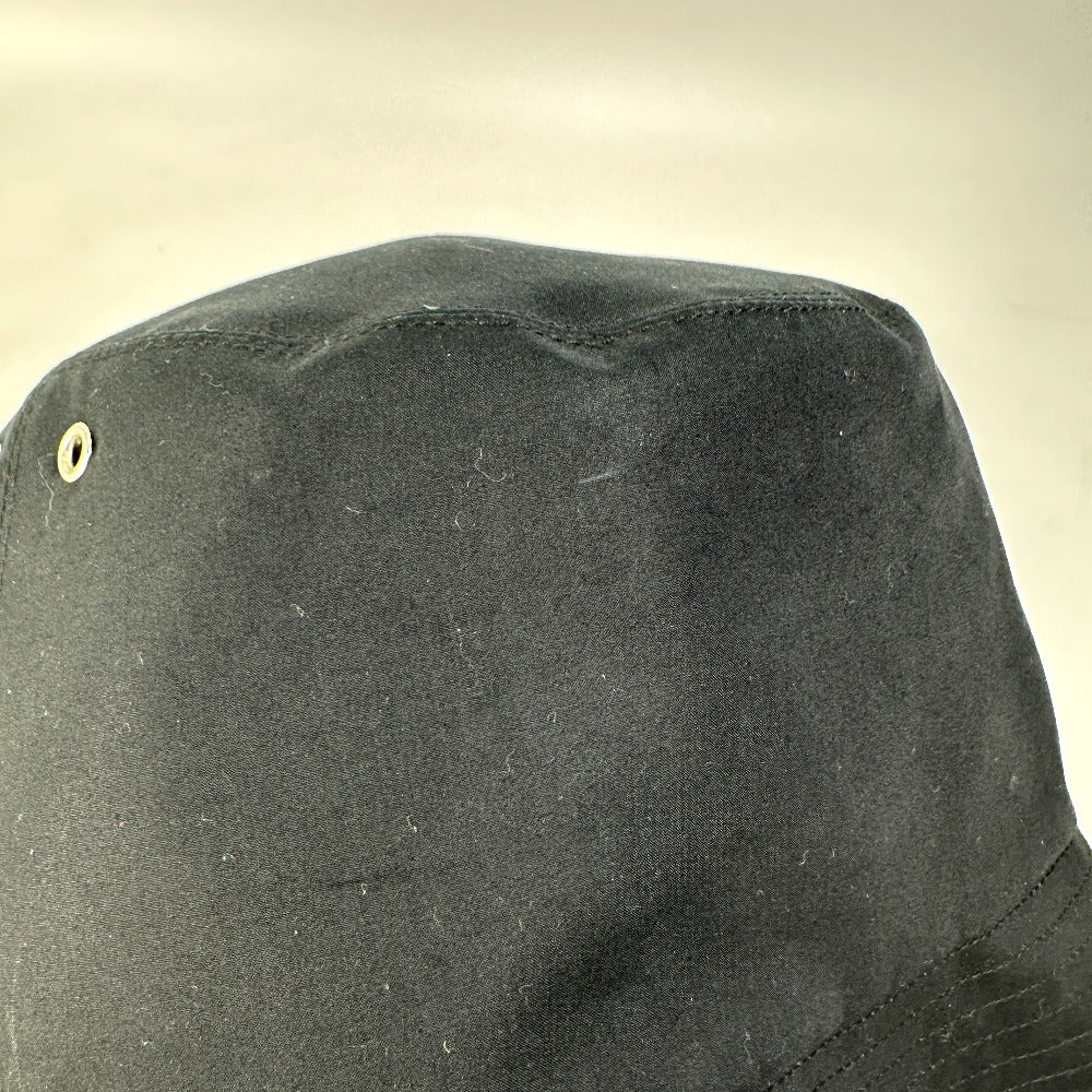 Dior hat 95TDD923A130 Cotton, Polyester black Oblique TEDDY-D Bob Hat Women 58 Used Authentic