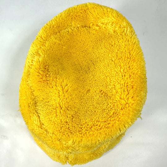 PRADA hat 1HC137 cotton yellow terry cloth logo unisex(Unisex) M/58cm Used Authentic