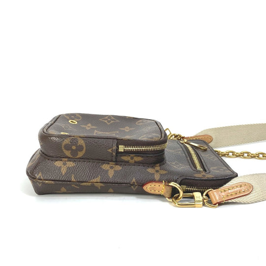 LOUIS VUITTON Shoulder Bag M80746 Monogram canvas Brown Monogram Utility crossbody Women Used Authentic