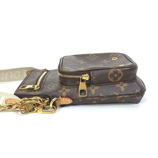 LOUIS VUITTON Shoulder Bag M80746 Monogram canvas Brown Monogram Utility crossbody Women Used Authentic