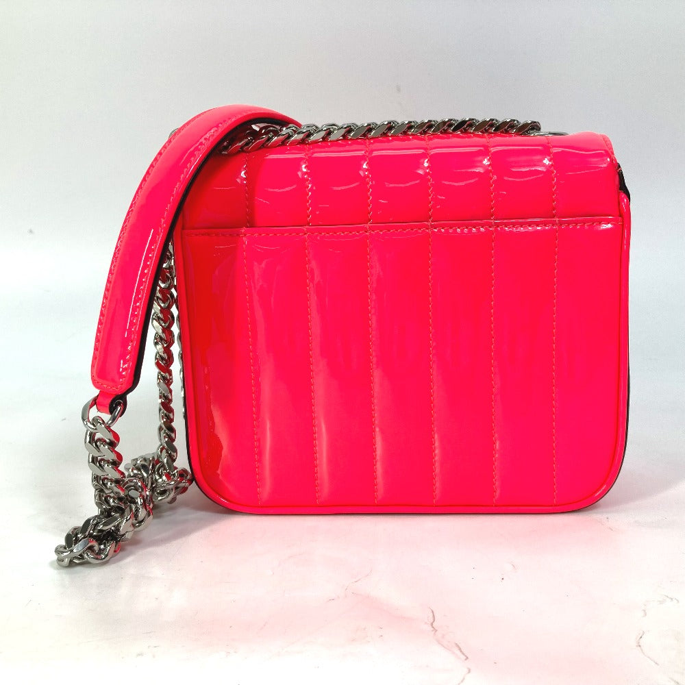 SAINT LAURENT PARIS Shoulder Bag 538439 Patent leather Pink type YSL vicky small Women Used Authentic