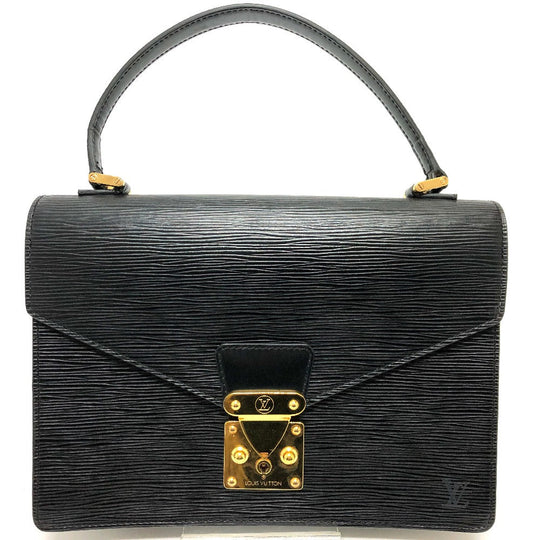 LOUIS VUITTON Handbag M52132 Epi Leather black Epi Concorde Women Used Authentic