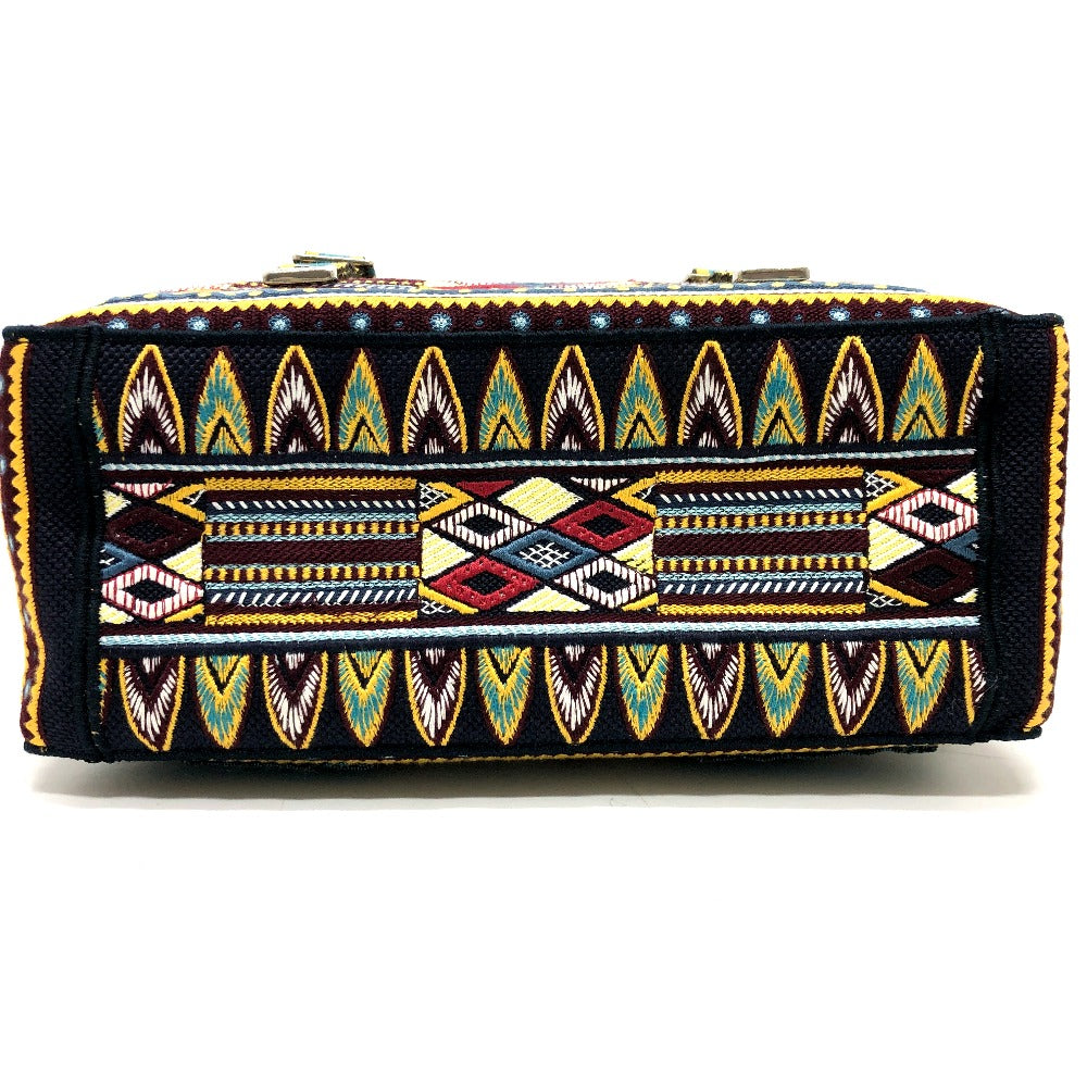 Christian Dior Shoulder Bag canvas blue Dior camp Women Used Authentic