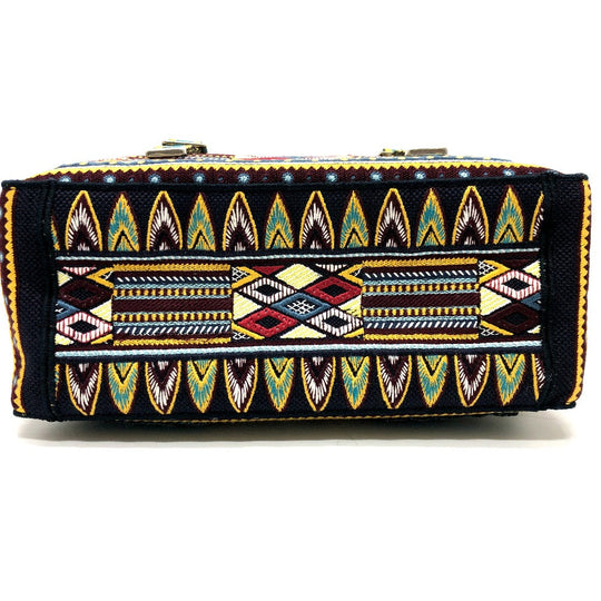 Christian Dior Shoulder Bag canvas blue Dior camp Women Used Authentic